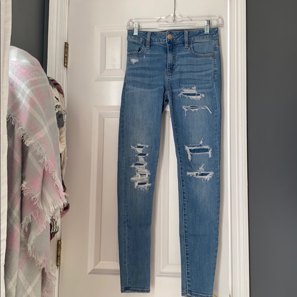 High Waisted American Eagle Jeans
